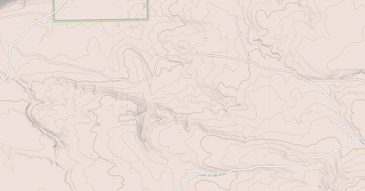 Map preview of USFS Motor Vehicle Use Map Roads {CC0C4867-55ED-4301-9028-0512BACA063B}
