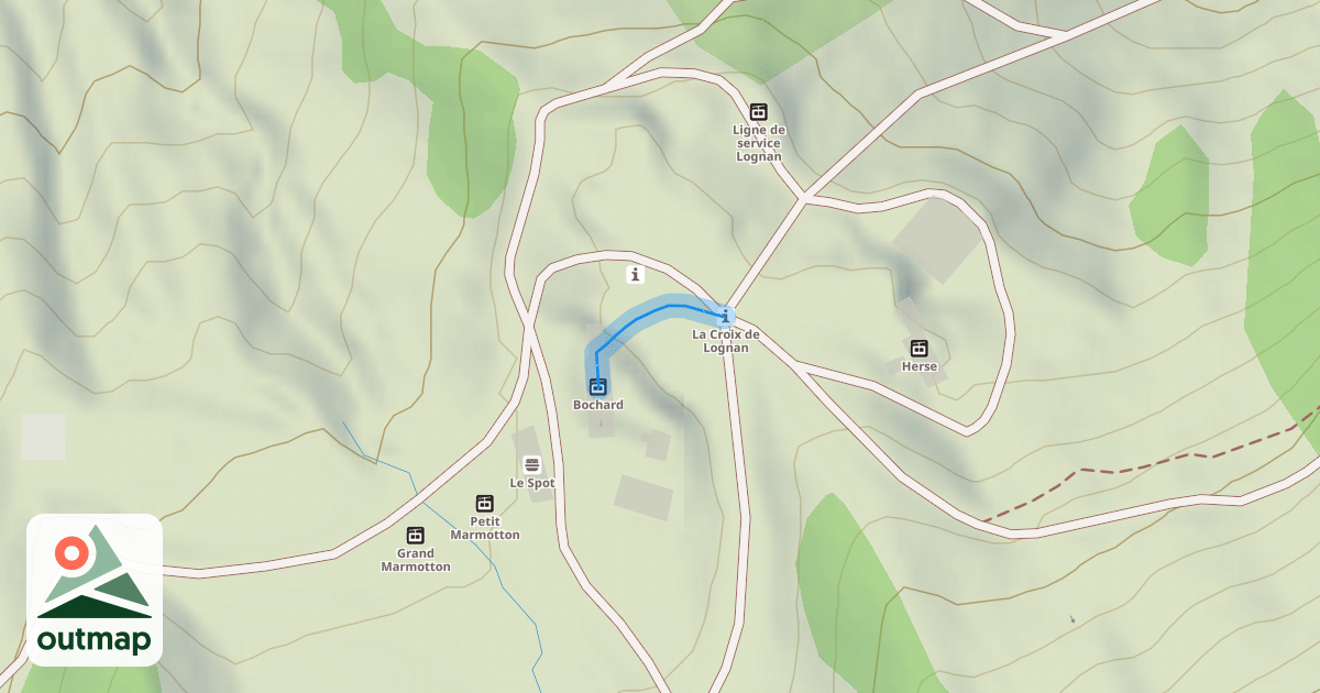 Map of Bochard