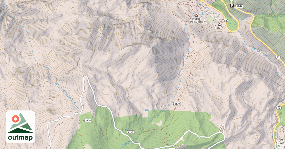 Map of BEAR CANYON
