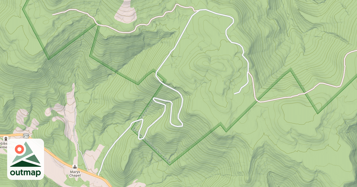 Map of BUZZARD RIDGE