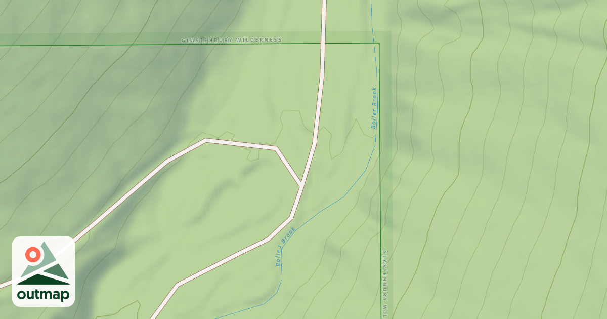 Map of BOLLES BROOK
