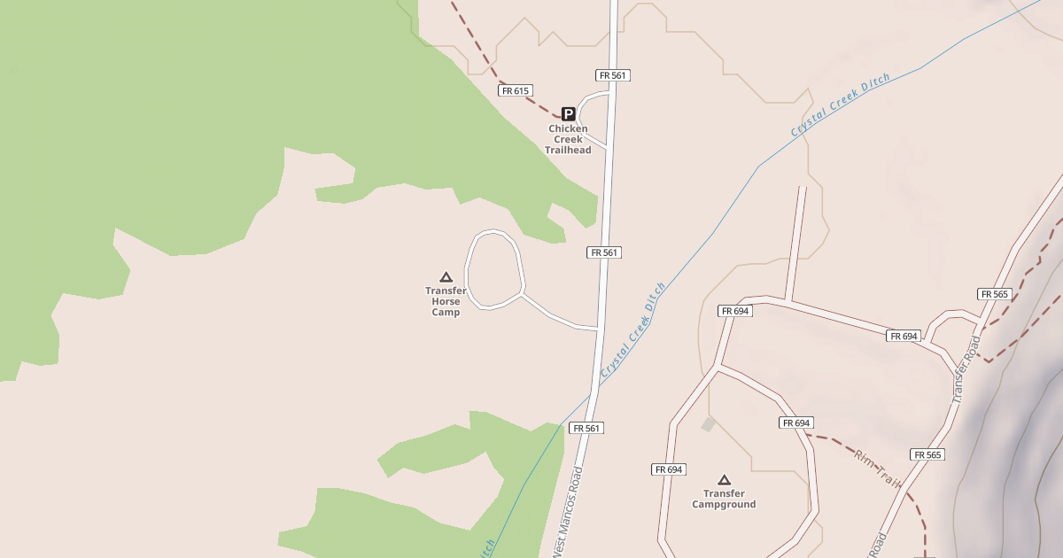 Map preview of TRANSFER HORSE CAMPING