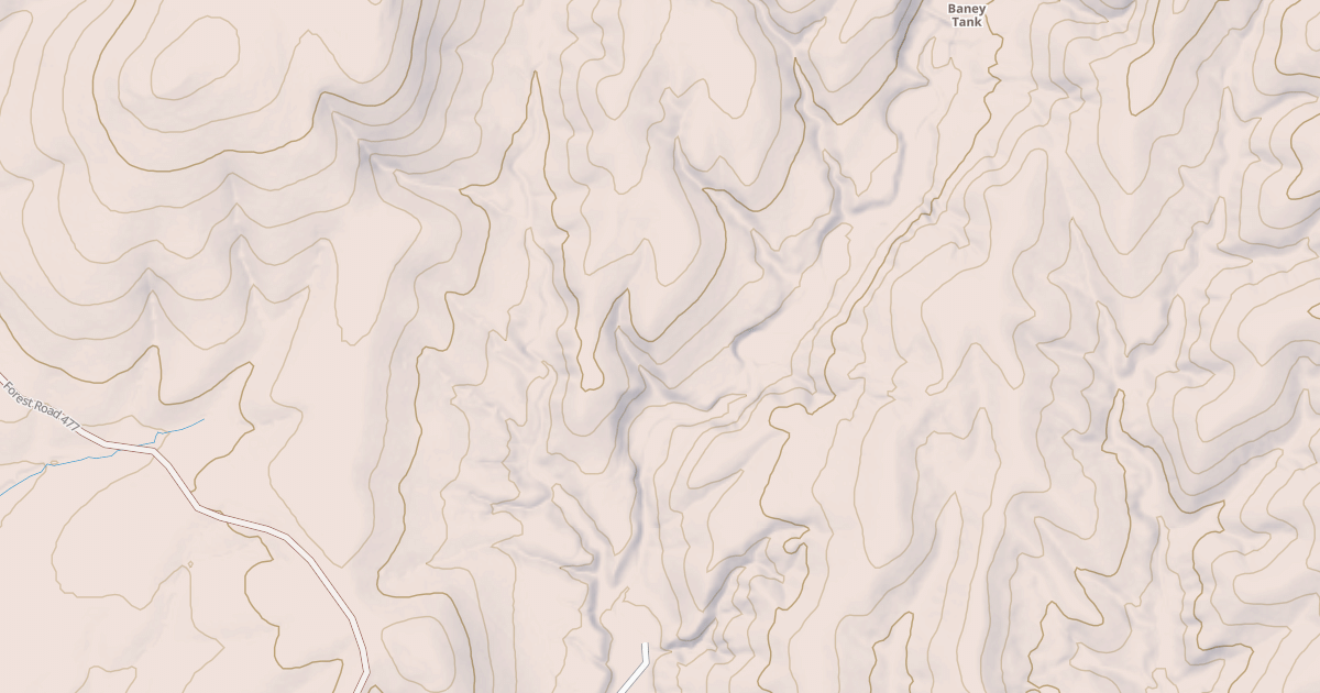 Map preview of USFS Motor Vehicle Use Map Roads {3851094F-DC32-4764-A1CD-D0FE76A48496}