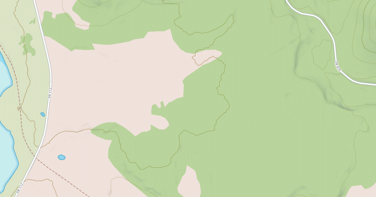 Map preview of USFS National Forest System Roads {B7506050-6295-47F1-915A-3EFD86D81ED0}