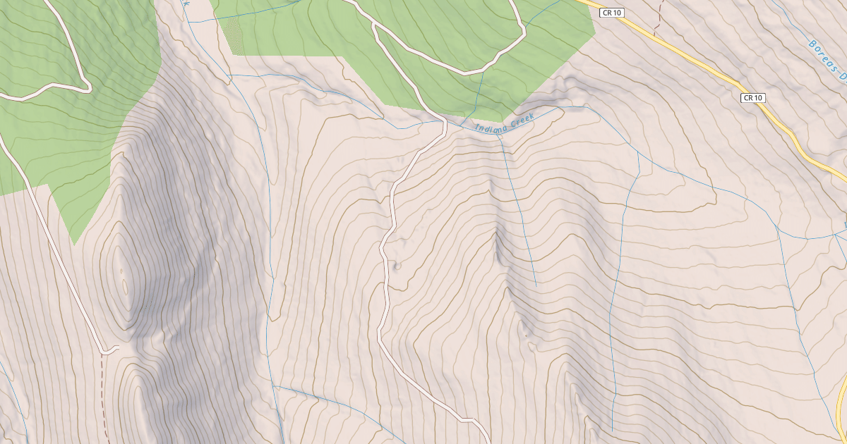 Map preview of DYERSVILLE ROAD