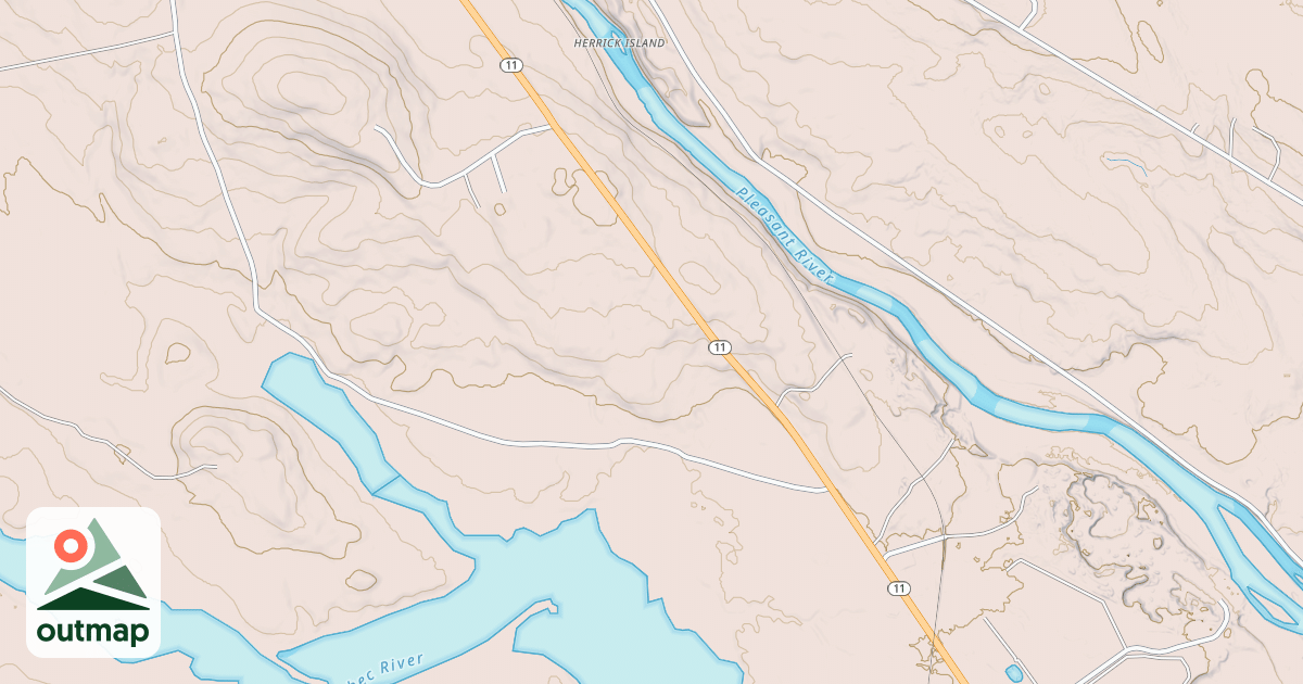 Map of Maine Statewide ATV Trails 40