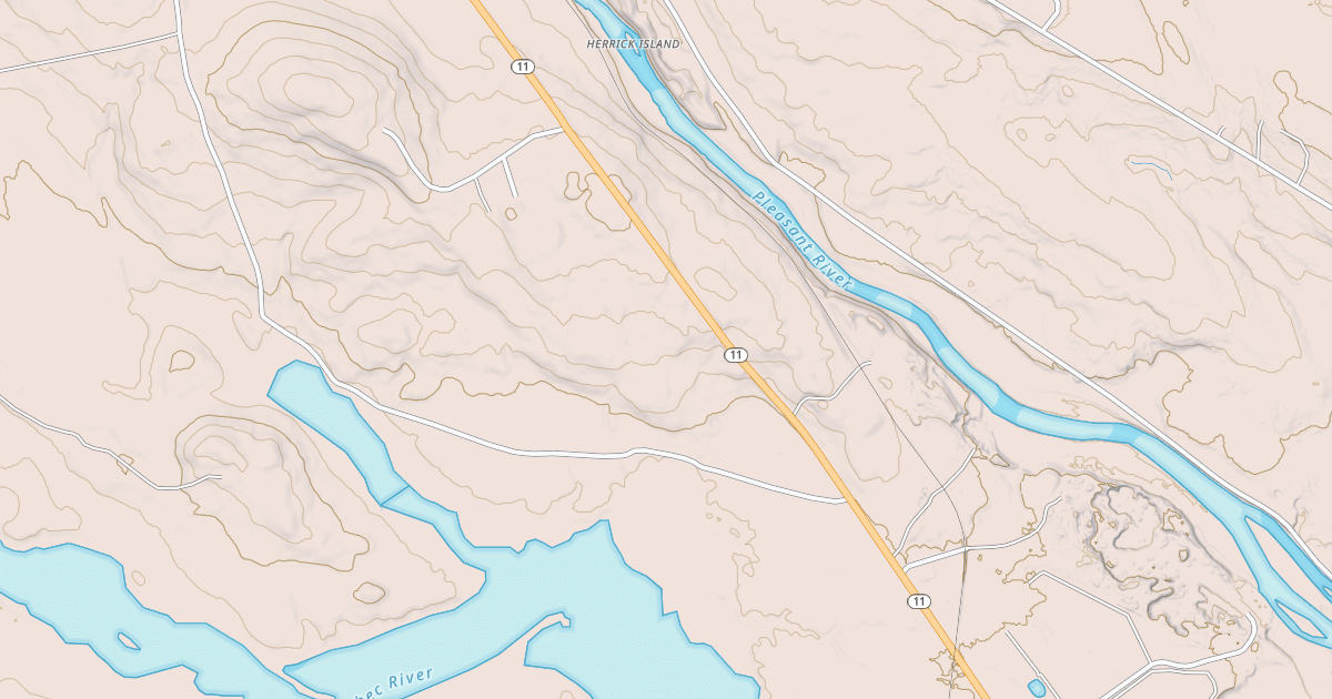 Map preview of Maine Statewide ATV Trails 40