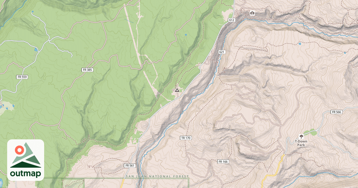 Map of WEST MANCOS