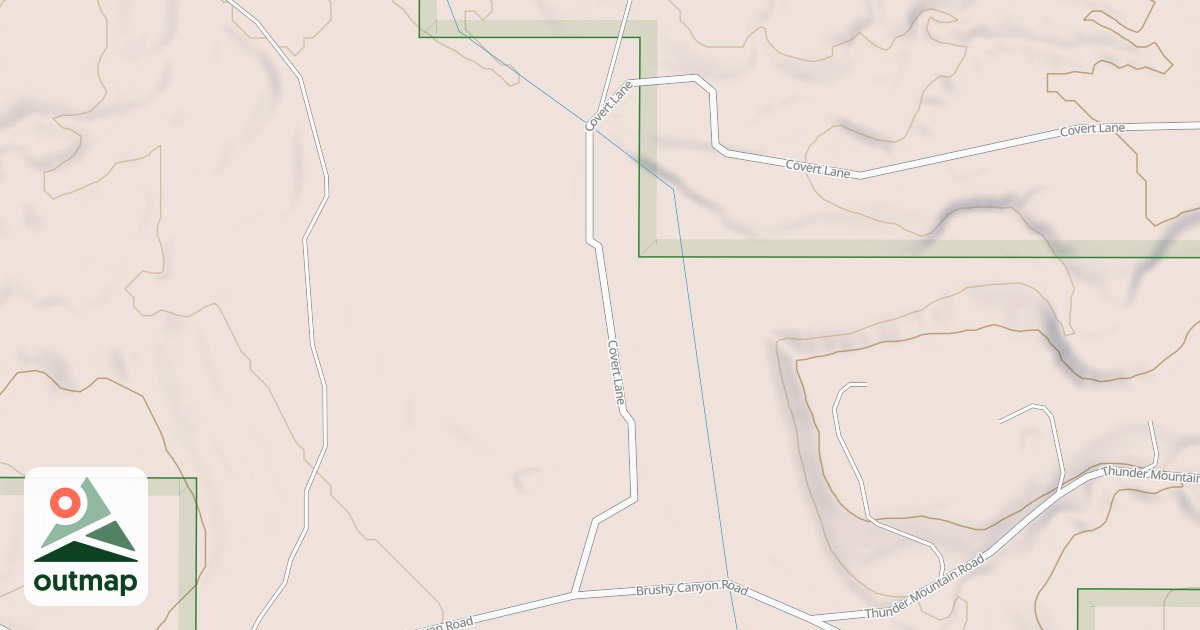Map of COVERT LANE