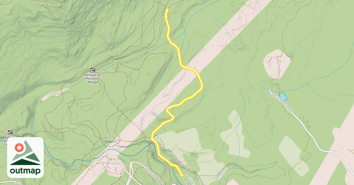 Map of 32+33 Le Ruisseau Rouge