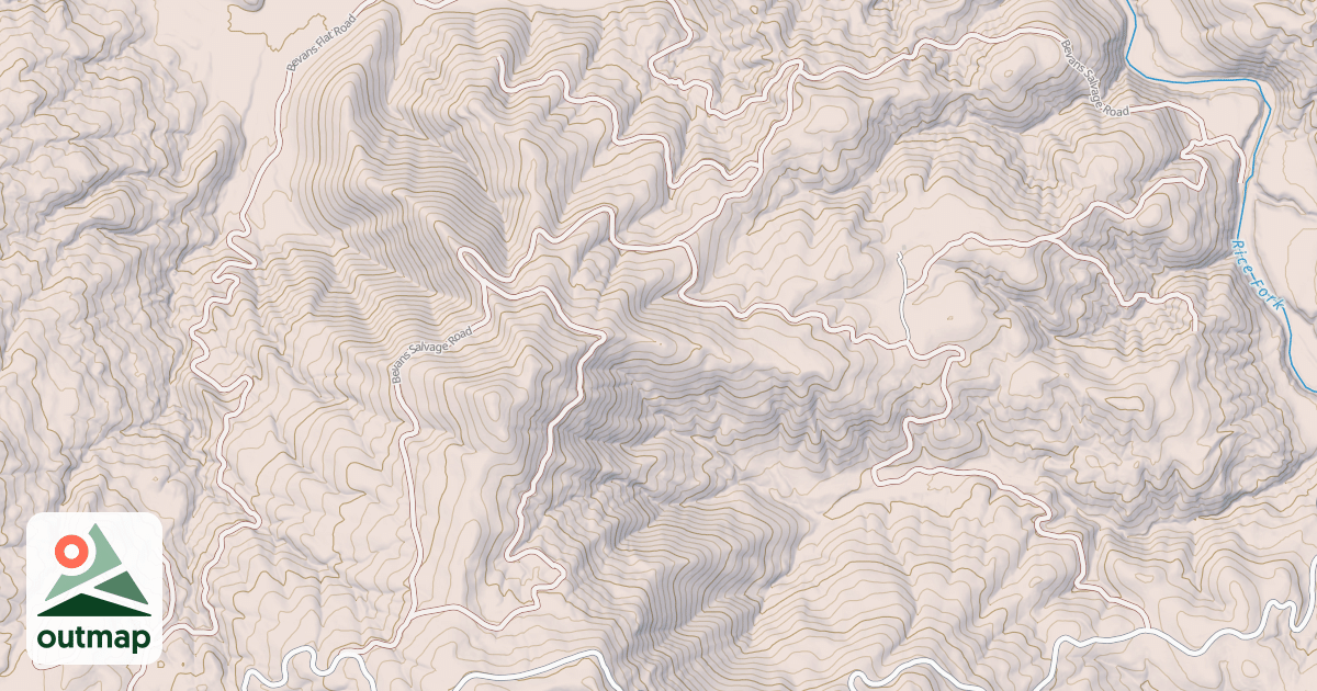 Map of BEVANS SALVAGE