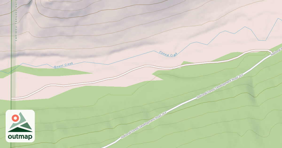 Map of CONANT WEST