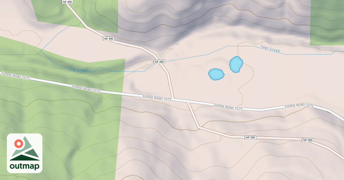 Map of FRENCH GULCH DIVIDE