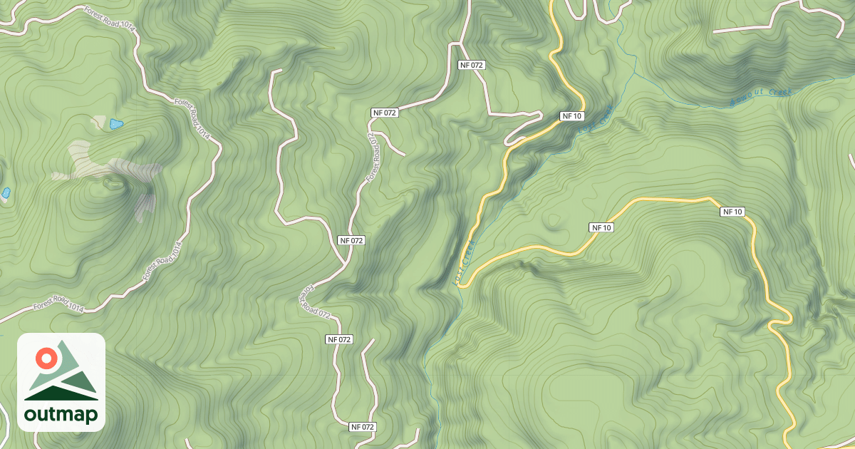 Map of LOST CREEK ROAD