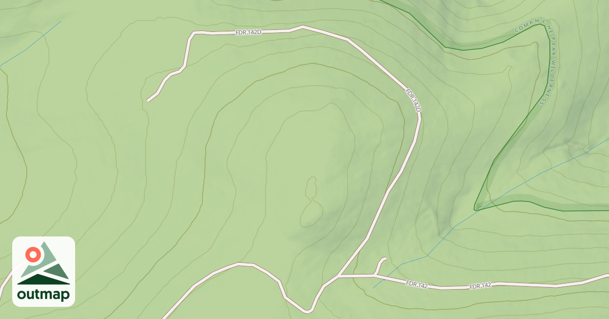 Map of BLACK HOLLOW SPUR D