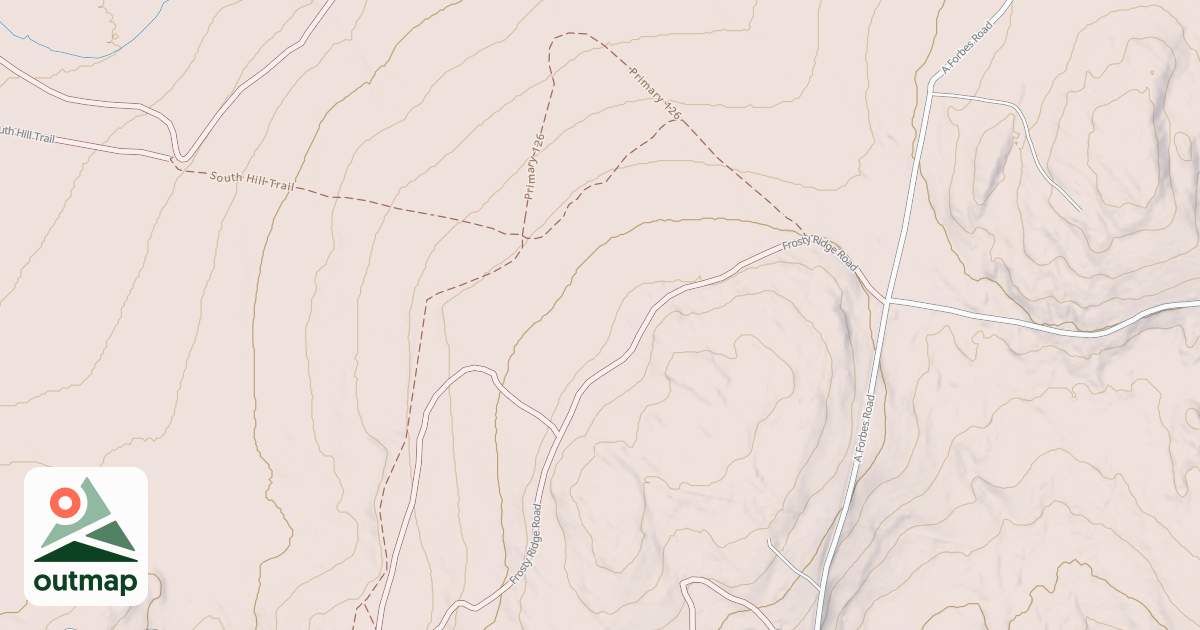Map of Brooks Woods Trail