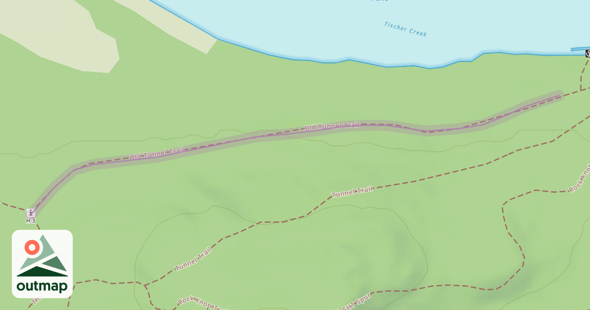 Map of Old Tunnel