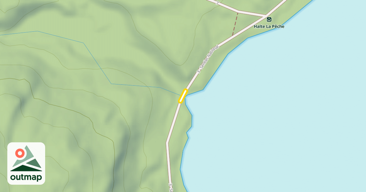 Map of 3 - Sentier National