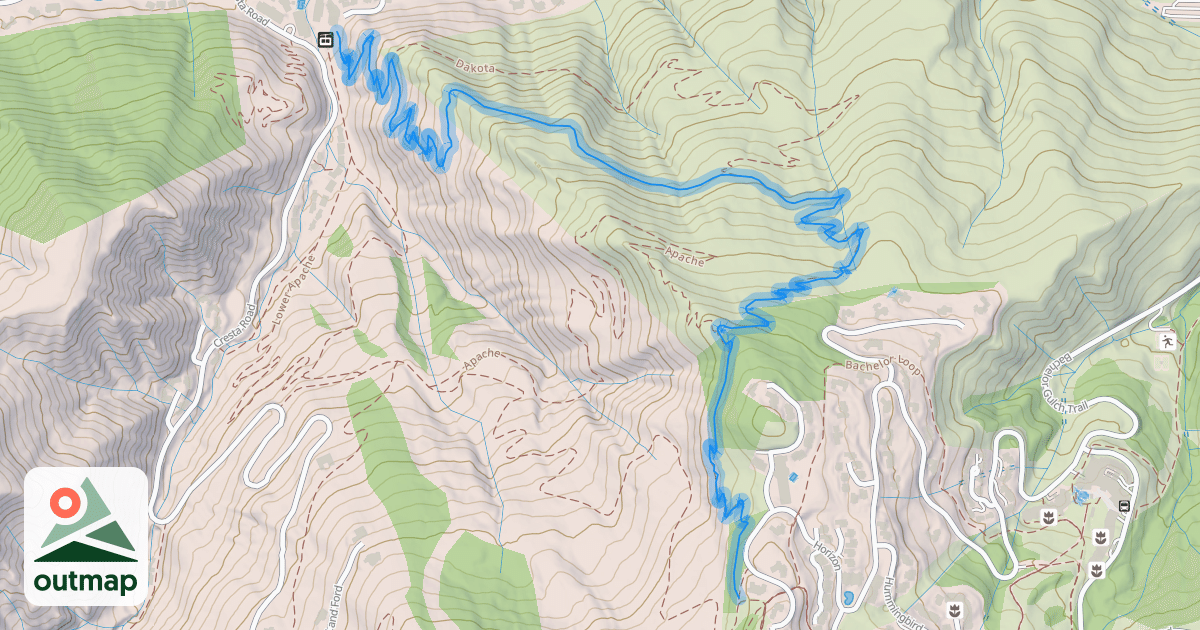 Map of Ute Trail