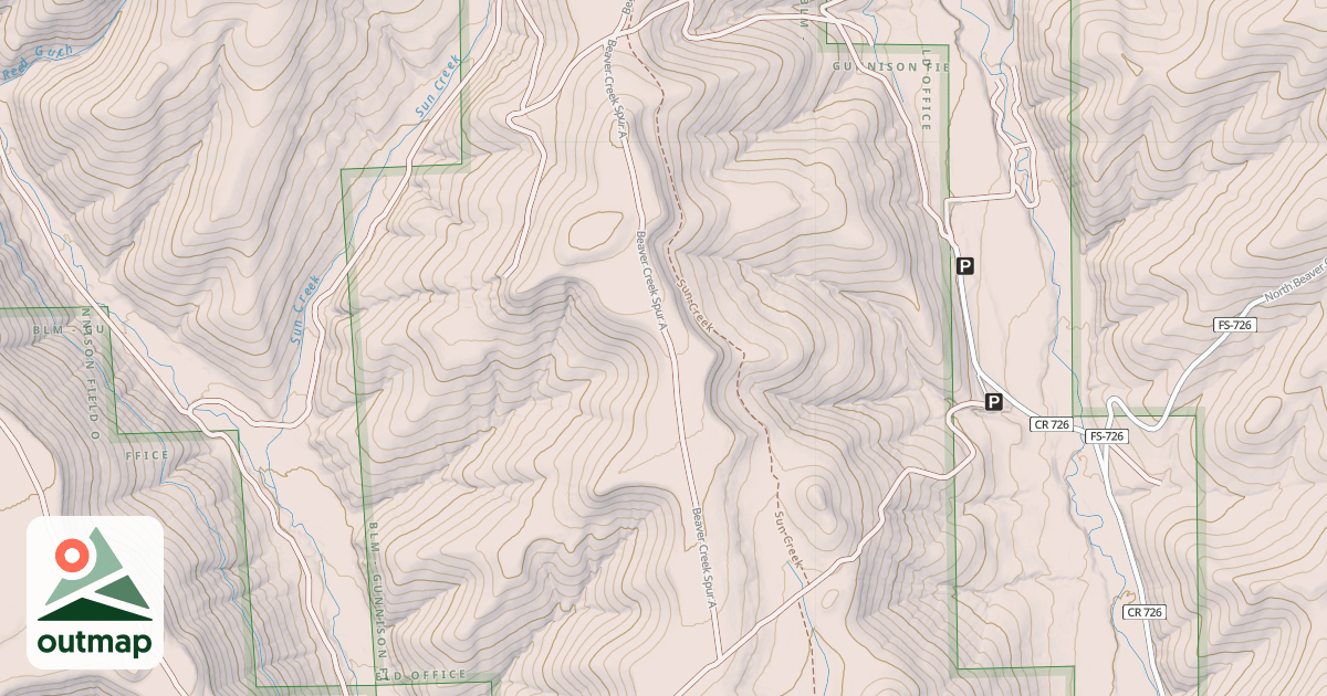 Map of BLM National GTLF Public Motorized Roads 6e792ba5-02d0-4266-bb6a-5171cbc73199