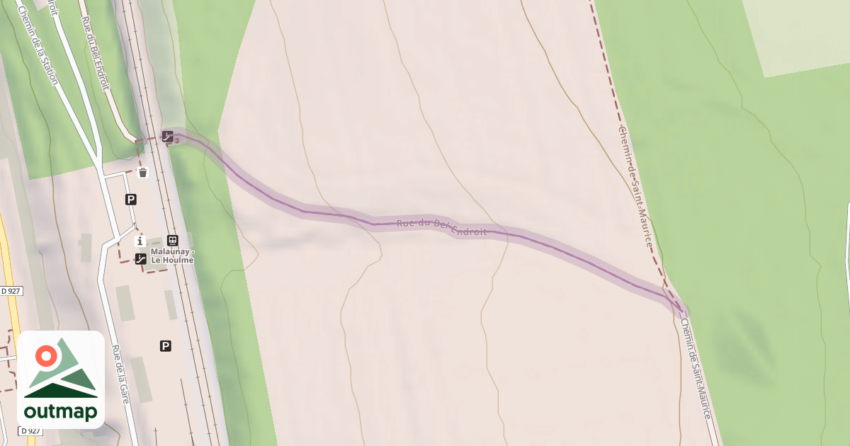 Map of Rue du Bel Endroit