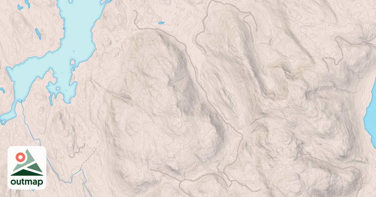 Map of TRUMPETER LAKE