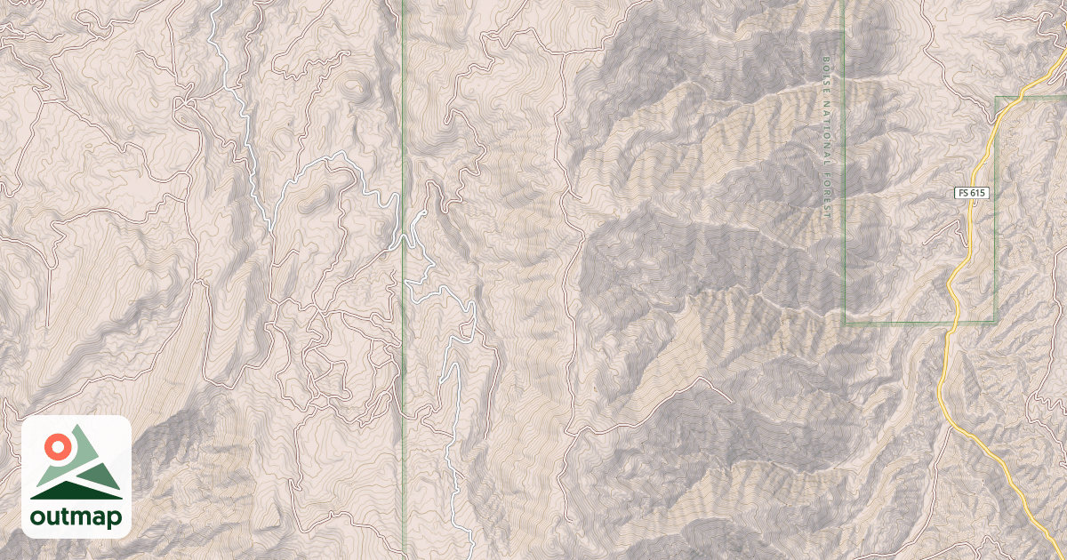 Map of CHARTERS MTN RIDGE