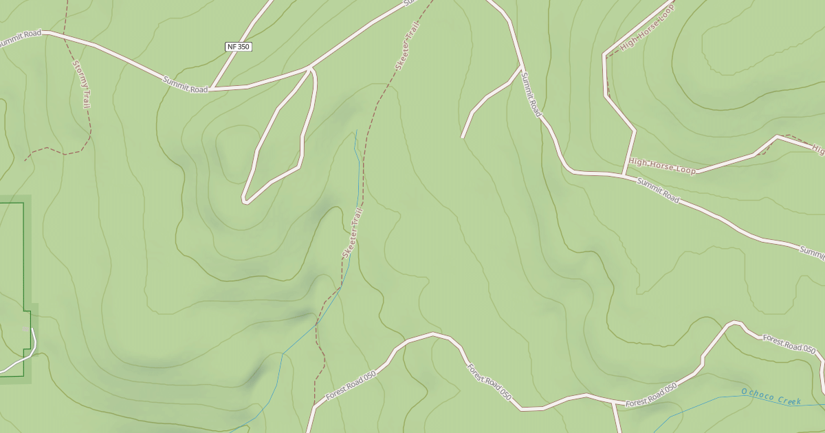 Map preview of USFS National Forest System Roads {56F2D27D-54D1-4D83-8EB8-17B8AFE139F5}