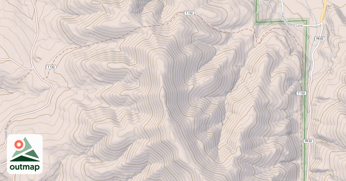 Map of COURTNEY MINE