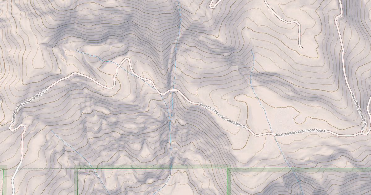 Map preview of SOUTH RED MTN