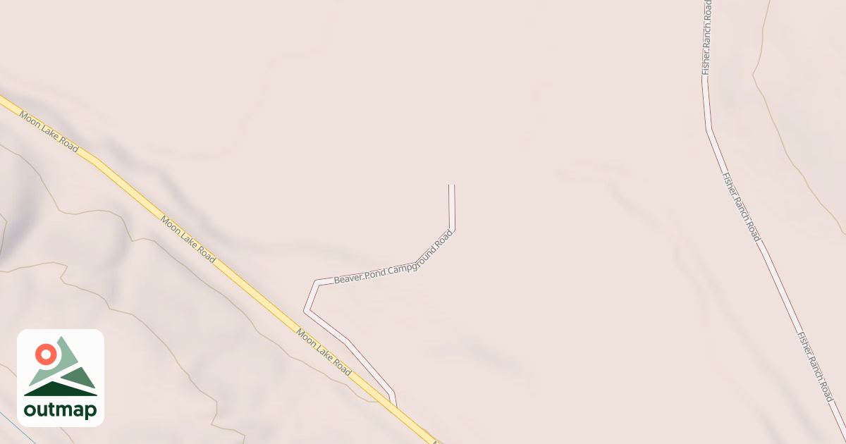 Map of BEAVER POND CAMPGROUND