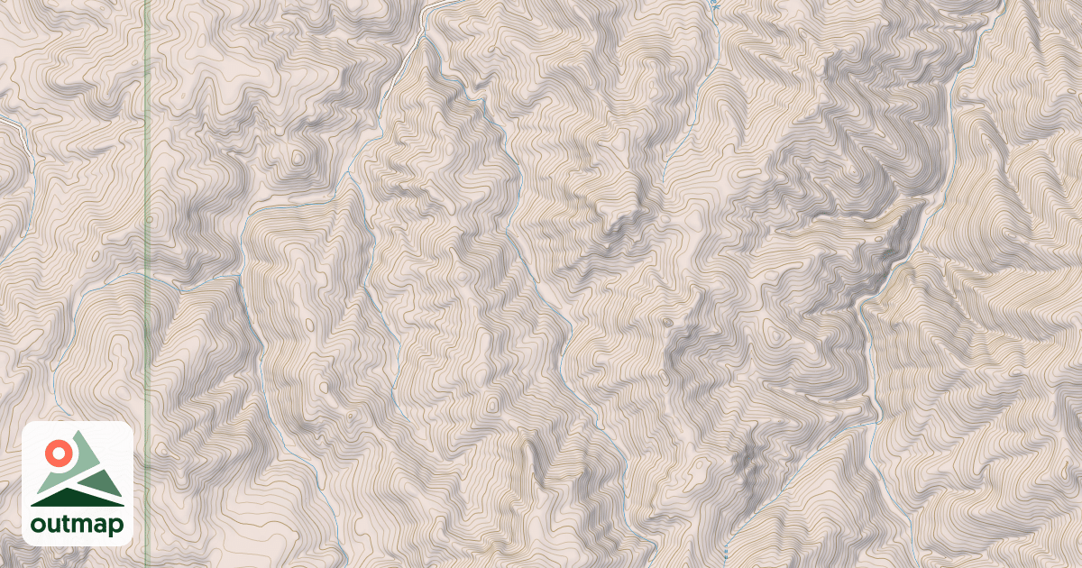 Map of Middle Fork Upper Deer Creek