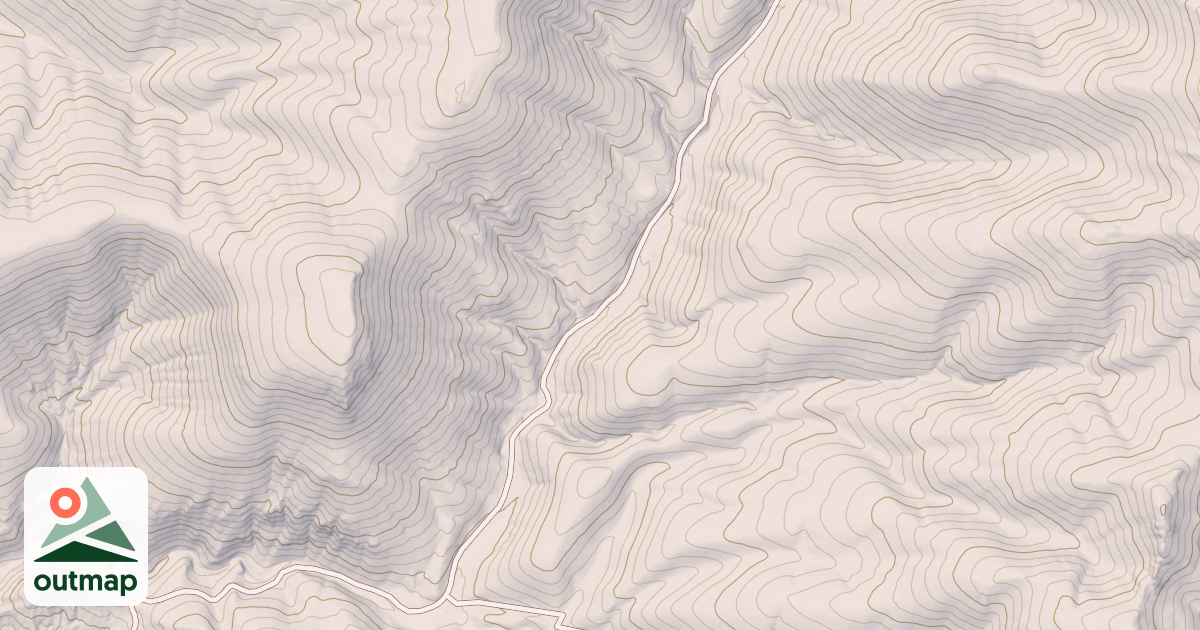 Map of PALIZA CANYON