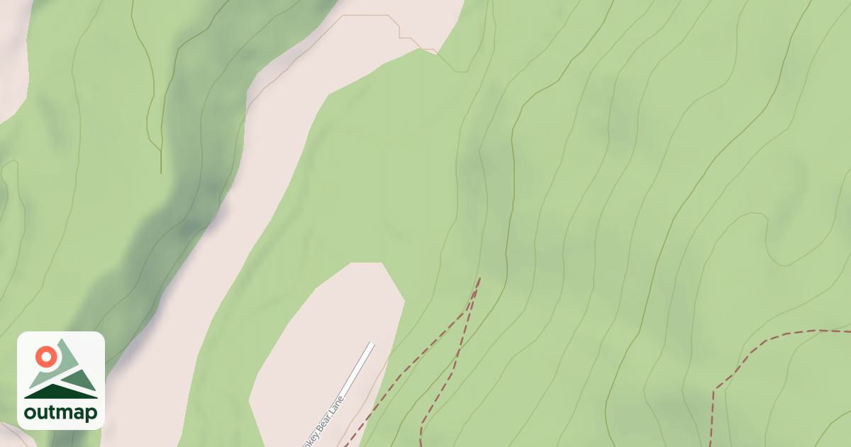 Map of SMOKEY BEAR ROAD