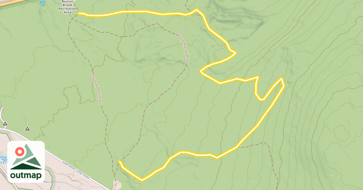 Map of Badger XC Ski Trail