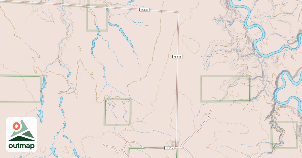 Map of USFS Motor Vehicle Use Map Trails 24406