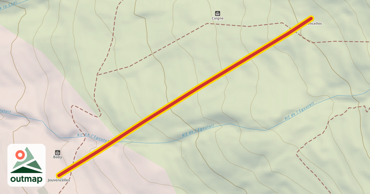 Map of Jouvencelles