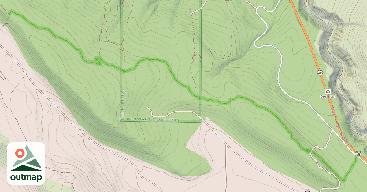 Map of Horse Ridge