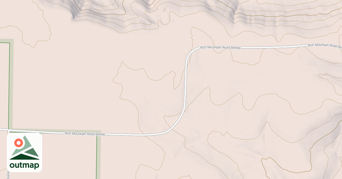Map of RICH MTN BY WAY