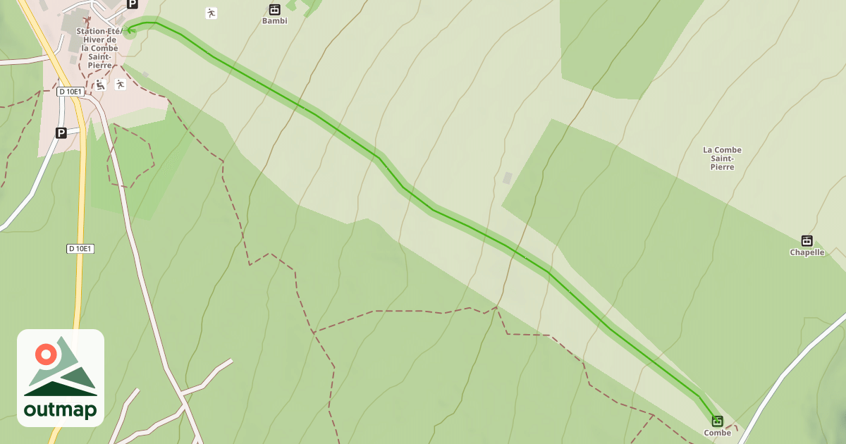 Map of Combe