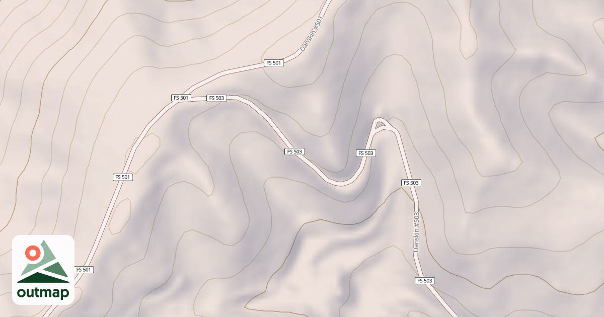 Map of Danskin #503