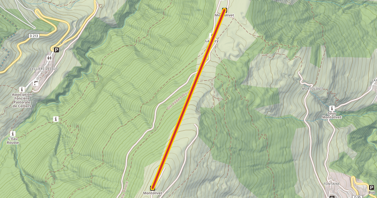 Map preview of Montolivet