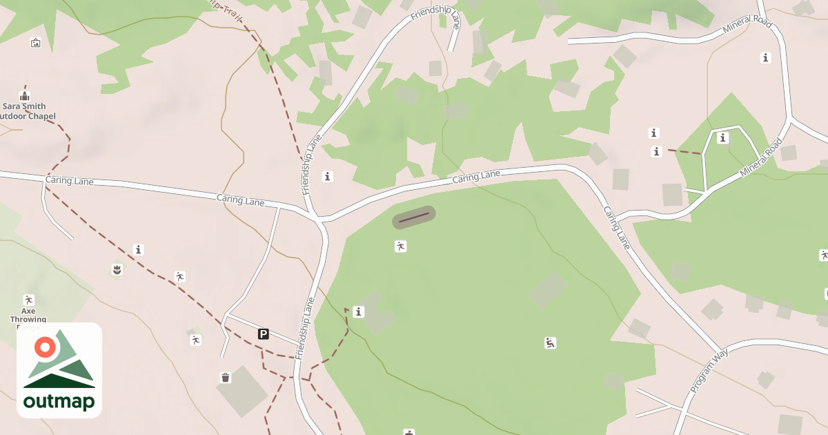 Map of Climbing Site