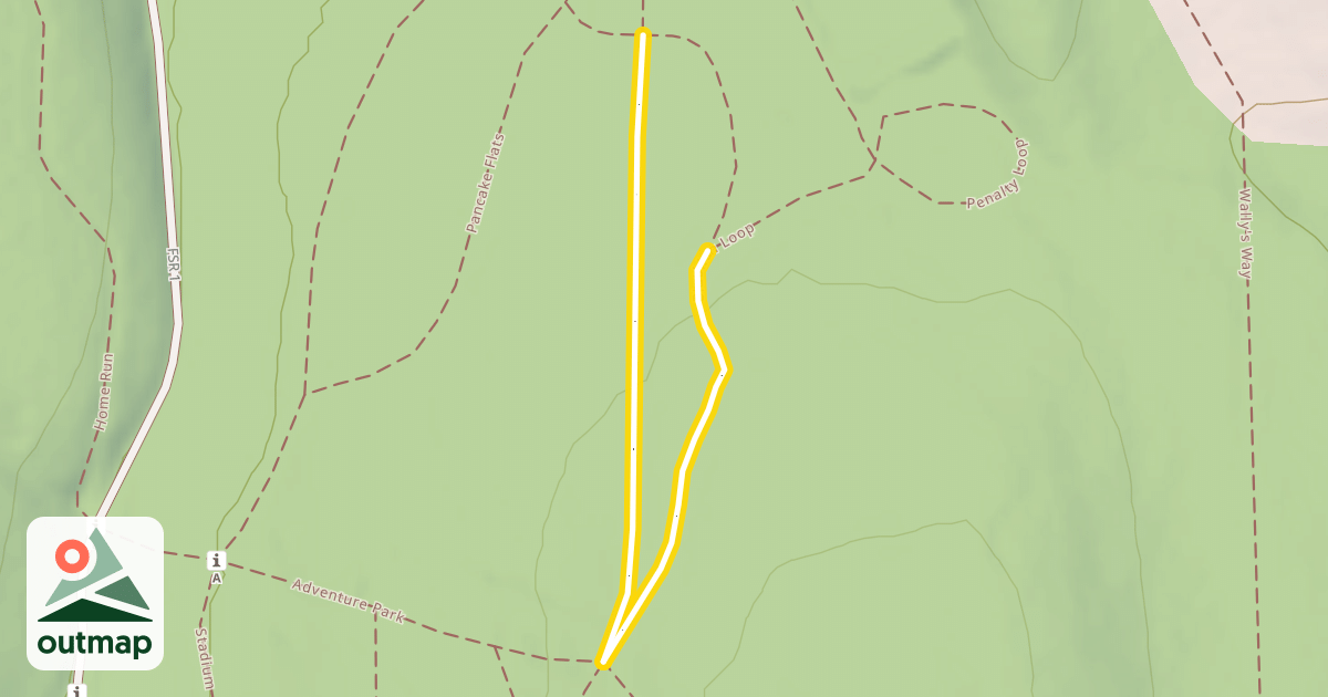 Map of Biathlon Loop