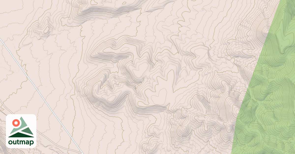 Map of SOUTH SPENCER