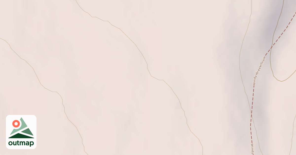 Map of Windy Creek Subsistence Ohv Trail