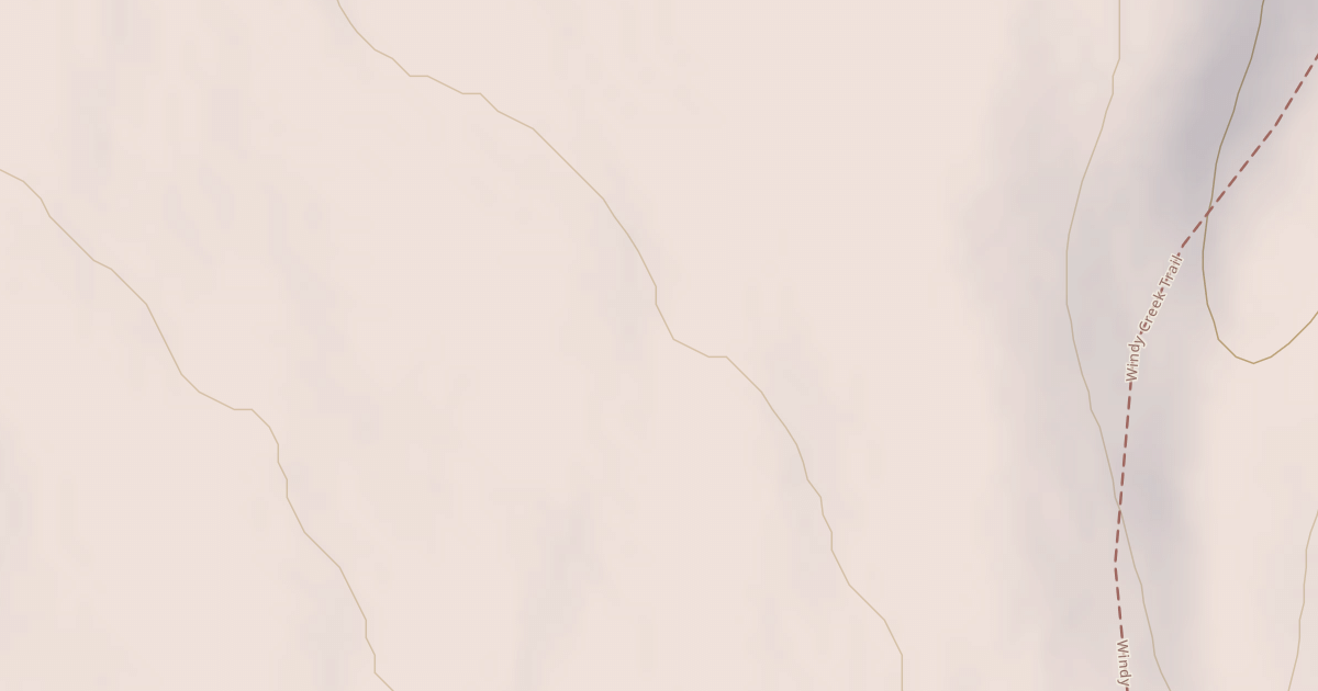 Map preview of Windy Creek Subsistence Ohv Trail