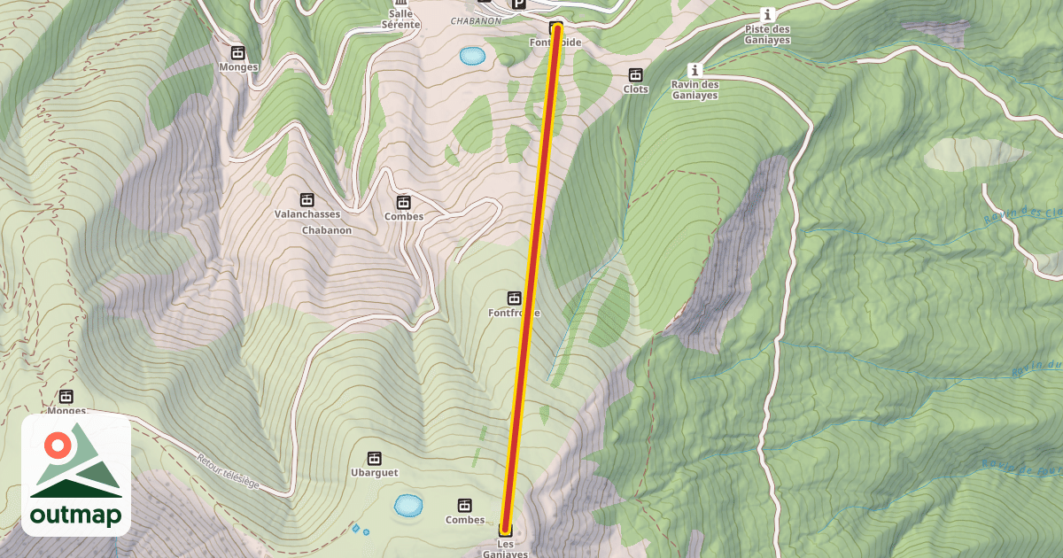 Map of Les Gagniayes