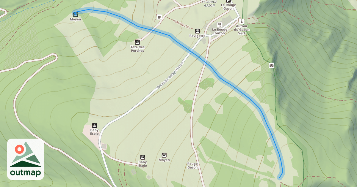 Map of La Ferme