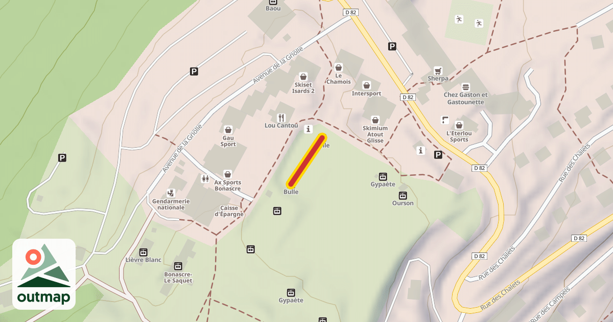 Map of Bulle
